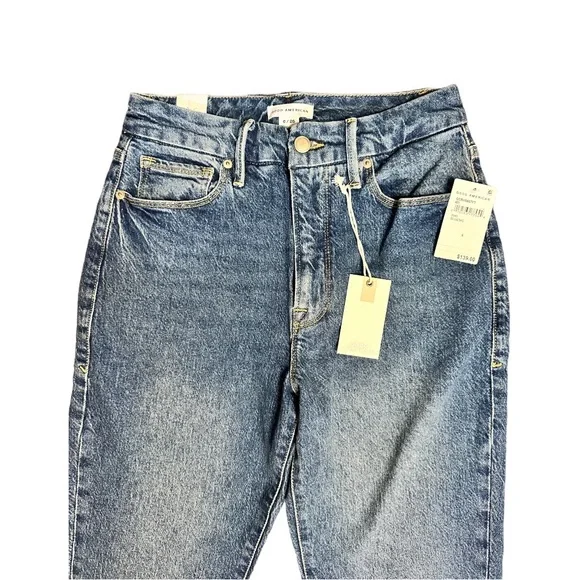 Good American Good Classic Jeans High Rise Size 6/28 - Picture 3 of 8